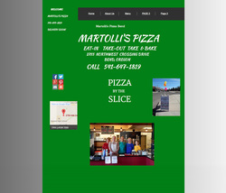 Old Martolli's Website Design