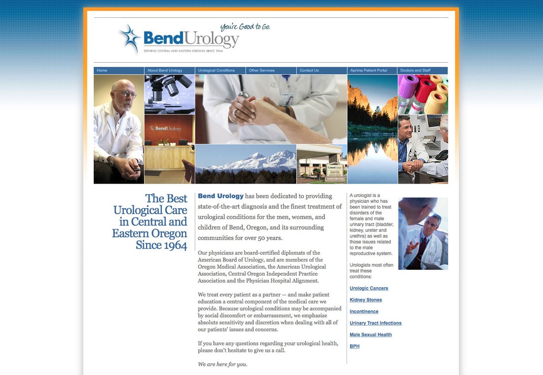 Old Bend Urology Website